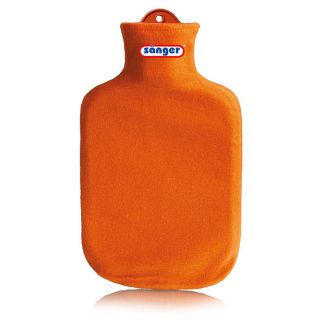 Wärmflasche-Kontur-orange
